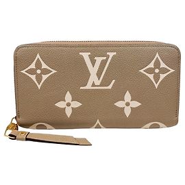 Cartera Zippy Long de cuero Monogram Empreinte Louis Vuitton