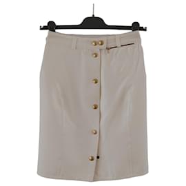 Falda corta de algodón blanca Gucci