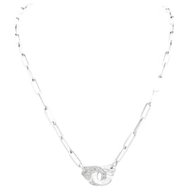 Collana Dinh Van, "Manette", oro bianco, diamanti