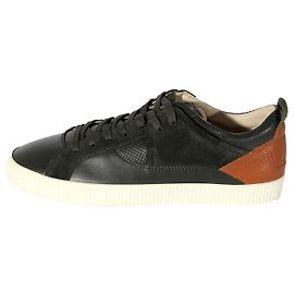 Dolce & Gabbana Sneaker basse in pelle D&G 'Verde Tan'