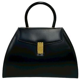 Bolso tote mini de cuero de ternera con logo anagrama vintage Loewe