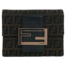 Fendi Zucchino Trifold Geldbörse
