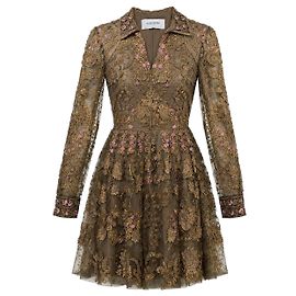 Valentino Garavani Couture Besticktes Tüll-Minikleid