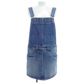 Prada Denim Overall Mini Dress