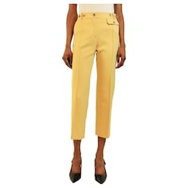 Gelbe Wollhose - Größe UK 6 - Céline