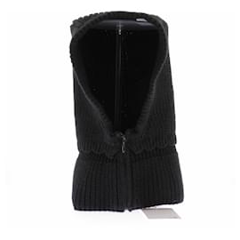 Autre Marque Balaclava in lana nera MOLLI