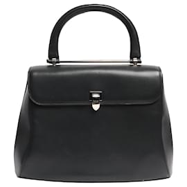 Borsa a mano in pelle nera - Autre Marque
