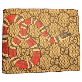 Portefeuille Gucci Kingsnake GG Supreme