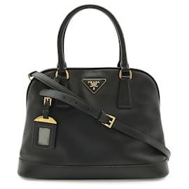 Borsa a mano Prada Saffiano nera