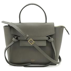 Borsa a mano Celine Belt Nano in grigio - Céline