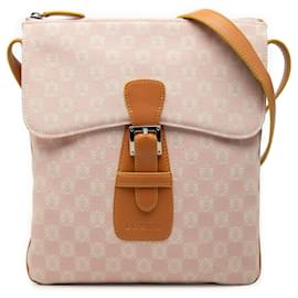LOEWE Borsa a tracolla in tela Anagram rosa