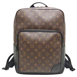 Mochila Dean Macassar Monograma Marrón Louis Vuitton