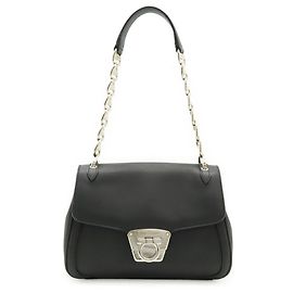 Bolsa de ombro com corrente Gancini Vara da Salvatore Ferragamo