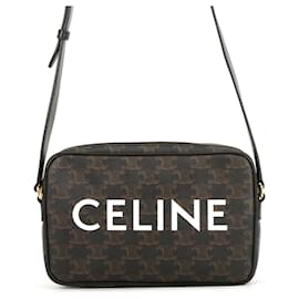 Borsa a spalla orizzontale media Celine Triomphe - Céline