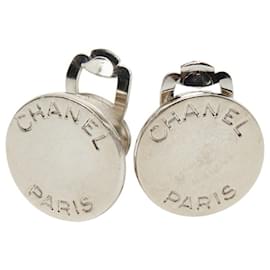 Orecchini a clip in metallo argento Chanel