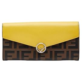 Fendi Zucca F Logo Langbörse