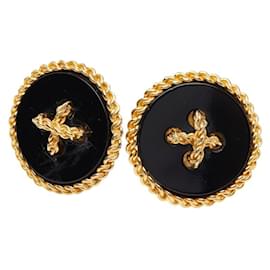 Orecchini a clip in catena vintage Chanel