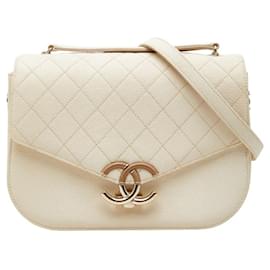 Chanel Matelassé Coco Mark Schultertasche mit Kettenhenkel