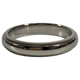 Anello in Platino Milgrain Tiffany - Tiffany & Co