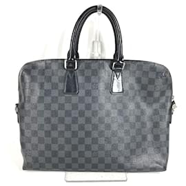 Borsa Port Document Jour Damier Graphite Louis Vuitton