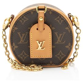 Halskette Boite Chapeau Tasche aus Monogramm-Canvas von Louis Vuitton