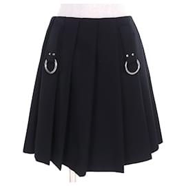 Faltenrock aus Wollgabardine - Prada