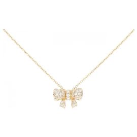 Autre Marque Collana in diamante a nastro Au750