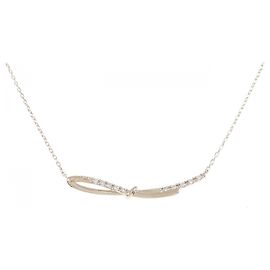 Autre Marque Diamant-Halskette aus Au750 Roségold