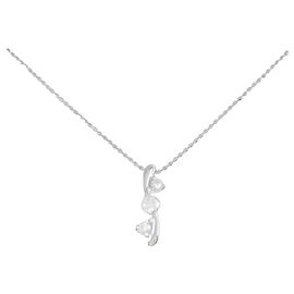 Autre Marque Collana in diamante in oro bianco Au750