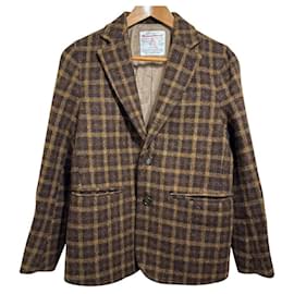 Chaqueta a medida de tweed a cuadros Harris Tweed BEAMS BOY - Autre Marque