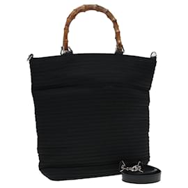 Gucci Vintage Nylon mit Bambusgriff