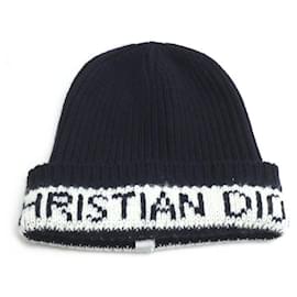 Dior Woll-Kaschmir-Strickmütze