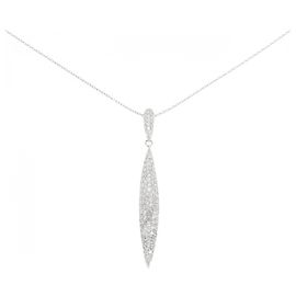 Autre Marque Collana in diamante in oro bianco Au750