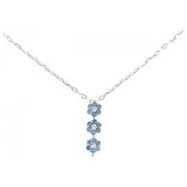 Autre Marque Colar de diamante 2 vias em ouro branco Au750