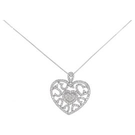 Autre Marque Collana in diamante in oro bianco Au750