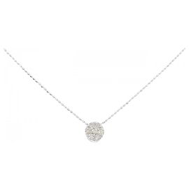 Autre Marque Collana in diamante in oro bianco Au750