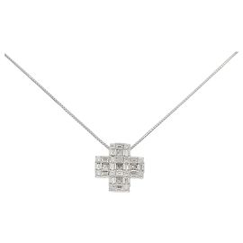 Autre Marque Collana in diamante Pt900 Pt850