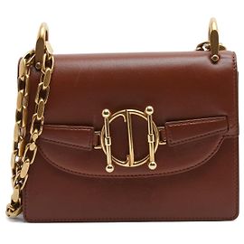 Christian Dior 2018 DiorDirection Schultertasche aus beigem Leder mit goldener Kette