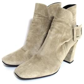 Stivaletti in pelle scamosciata Roger Vivier
