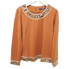 Autre Marque Prenda de Punto de Lana con Estampado de Flores LEONARD