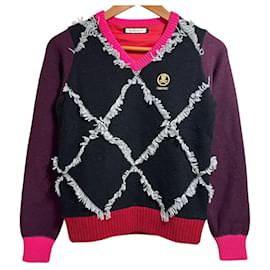 Autre Marque Strickpullover mit V-Ausschnitt Diamond Mane von MARK & LONA