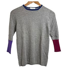 Autre Marque Pull en cachemire blanc Agnona à col rond