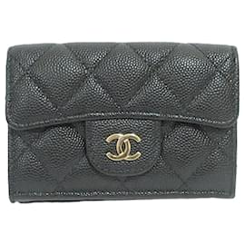 Chanel Kaviar Hautmatelassé Klassische Kleine Klappbörse