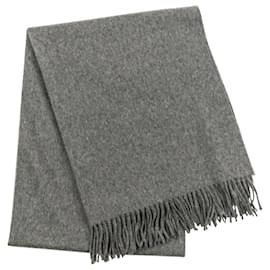 Stola in cashmere 100% grigia Hermès