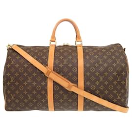 Borsa Boston Keepall Bandoulière 55 Monogram Louis Vuitton