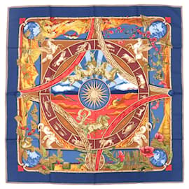 Foulard in seta Hermès Carre 90 - Rythmes du Monde