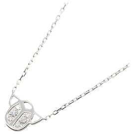 Collana Scarabeo in Diamante Cartier in Oro Bianco 18K