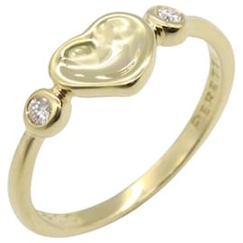 Tiffany & Co. Herzring aus Gelbgold mit Diamant