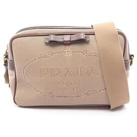 Borsa a Spalla in Jacquard con Logo Prada