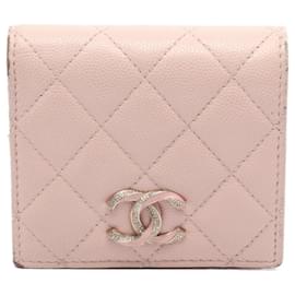Portafoglio bi-fold piccolo Matelassé di Chanel